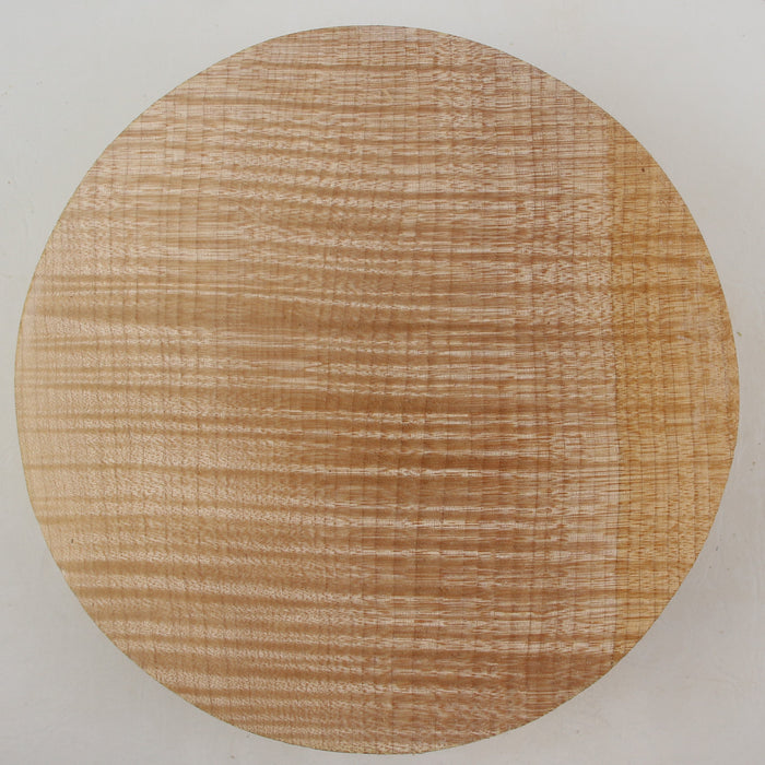 Maple Flame Round, Exceptionally Figured, 8.0" x 2.0" Thick  - Stock #41414