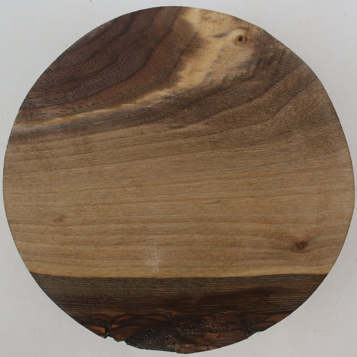 Black Walnut Round, 7.9" x 2.8" Thick - Stock #41421