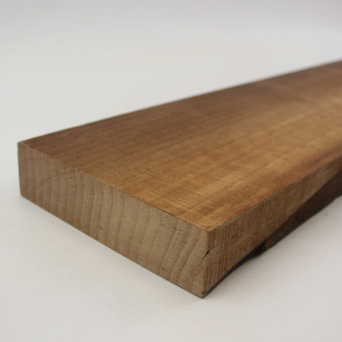 English Walnut Roasted/Torrefied Neck Blank, 33.1" x 4.6" x 1.1" Thick - Stock #41396