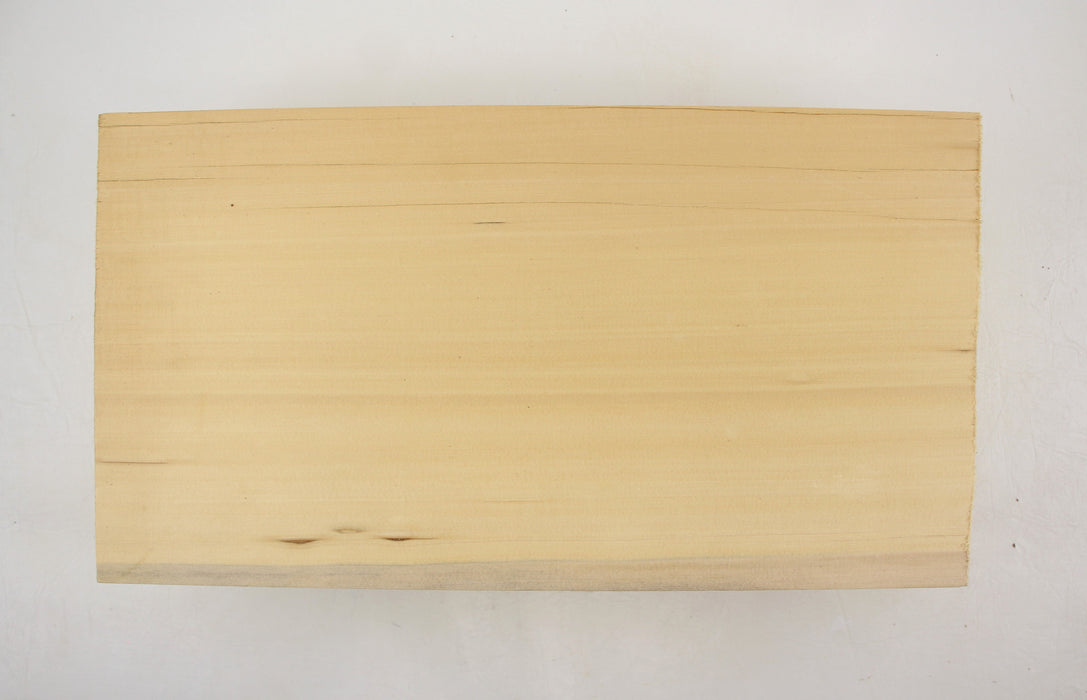 Yellow Cedar Block, 13.90" x 7.48" x 3.70" - Stock #41434