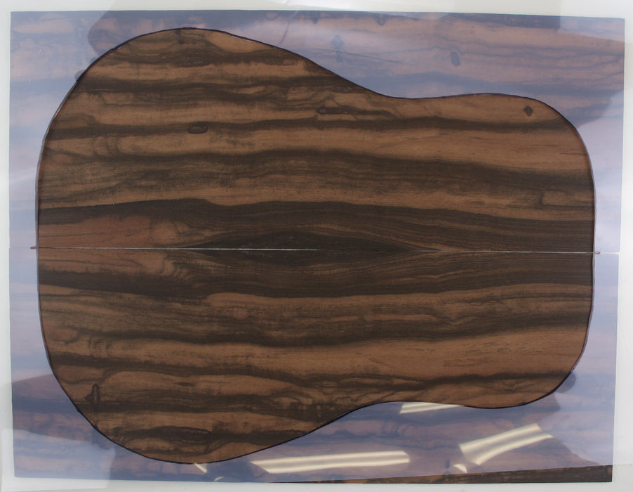 Indian Ebony Back & Side Set, Dreadnought - Stock #41445