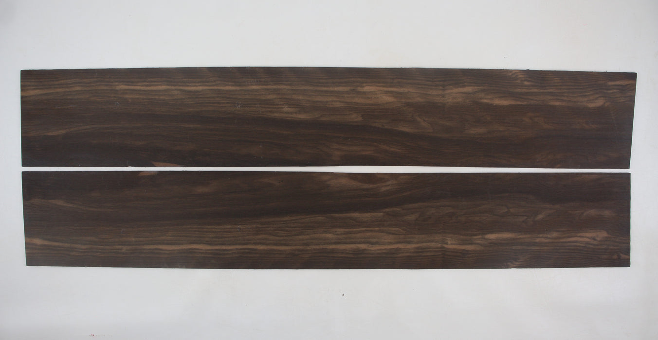 Indian Ebony Back & Side Set, Dreadnought - Stock #41444