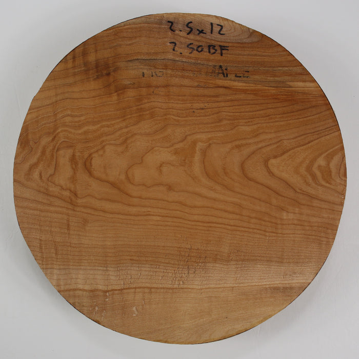 Maple Flame Round 12" x 2.5" Thick  - Stock #40166