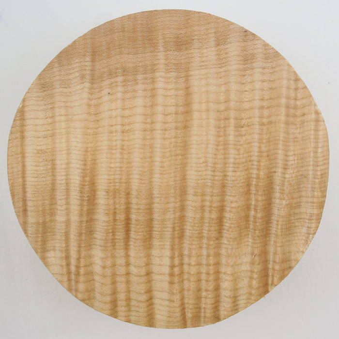 Maple Flame Round, Exceptionally Figured, 6" x 2.3" Thick - Stock #41540