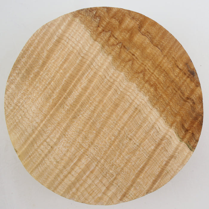 Maple Flame Round, Exceptionally Figured, 6" x 2.3" Thick - Stock #41540