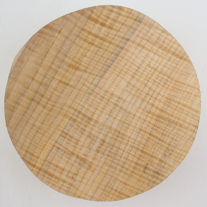 Maple Flame Round, Exceptionally Figured, 5.9" x 2.4" Thick - Stock #41536