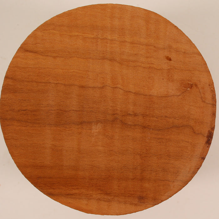 Maple Round, 3A, Highly Figured, 4.9" x 3.7" Thick  - Stock #41555