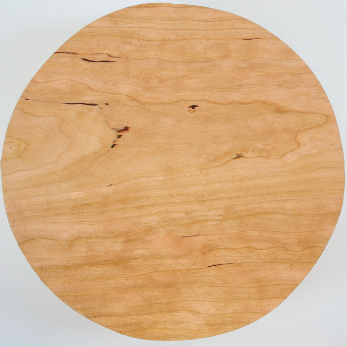 Maple Flame Round, Highly Figured, 9.7" x 3.1" Thick - Stock #41582