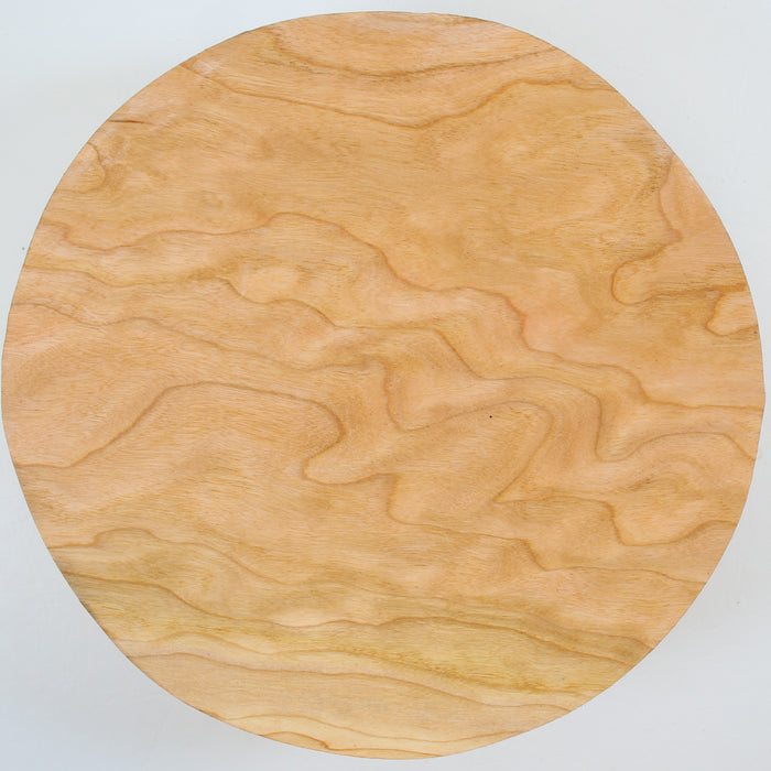 Maple Flame Round, Highly Figured, 9.7" x 3.1" Thick - Stock #41582