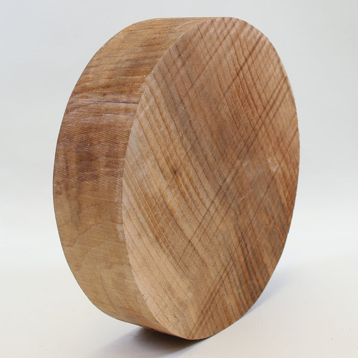 Maple Flame Round, Very Highly Figured, 8.9" x 2.2" Thick - Stock #41579