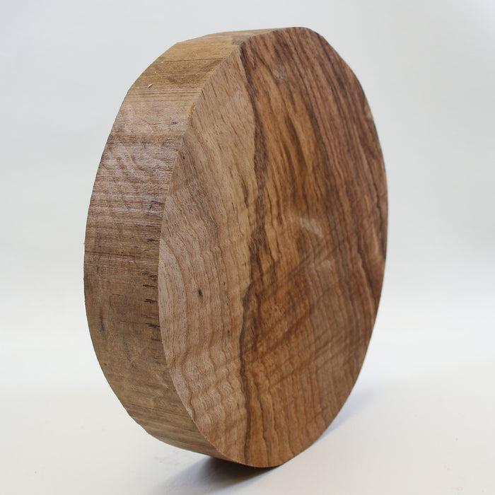 English Walnut Round, Very Highly Figured, 9.1" x 1.8" Thick - Stock #41589