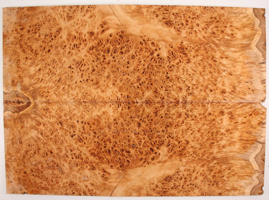 Cottonwood Burl Guitar Set, 4A+ Exceptionally Figured, 7.1mm (0.28") Thick - Stock #41460