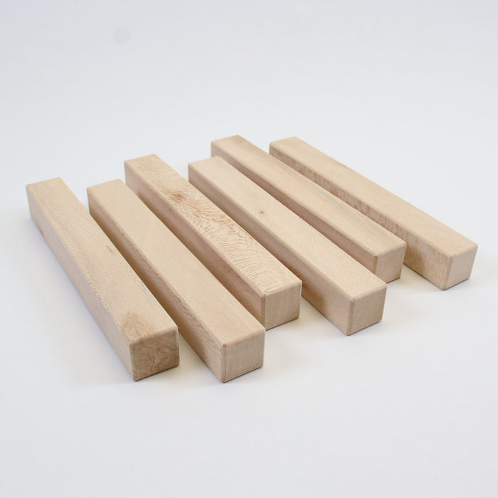 London Plane Pen Blanks, Set of 6, 6" Long - Stock #41619