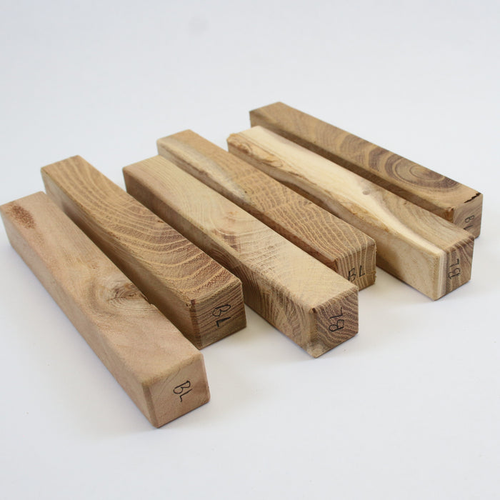 Robinia Pen Blanks, Set of 6, 6" Long - Stock #41623