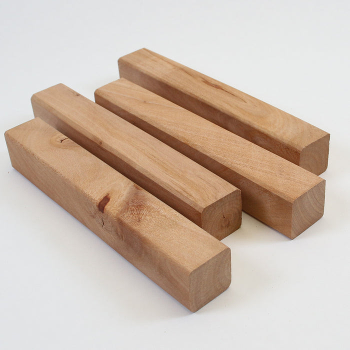 Arbutus Pen Blanks, Set of 4, 6" Long - Stock #41626