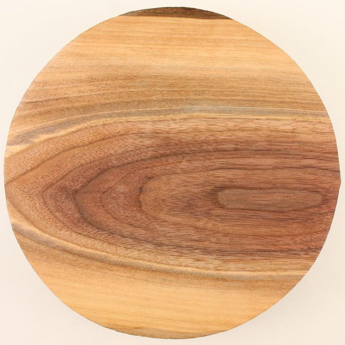 Black Walnut Round, Figured,8.0" × 1.8" Thick - Stock #41634