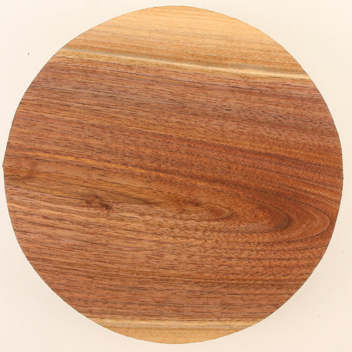 Black Walnut Round, Figured,8.0" × 1.8" Thick - Stock #41634