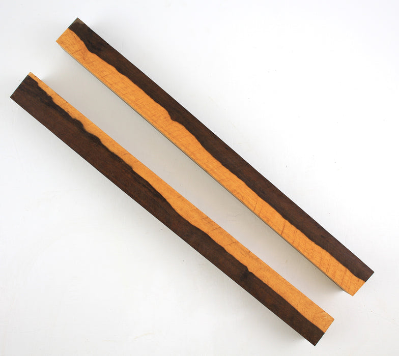 2 Katalox (Mexican Ebony) Spindles, 1.6" x 18" Long - Stock #40630