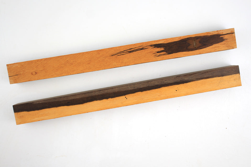 2 Katalox (Mexican Ebony) Spindles, 1.6" x 18" Long - Stock #40630