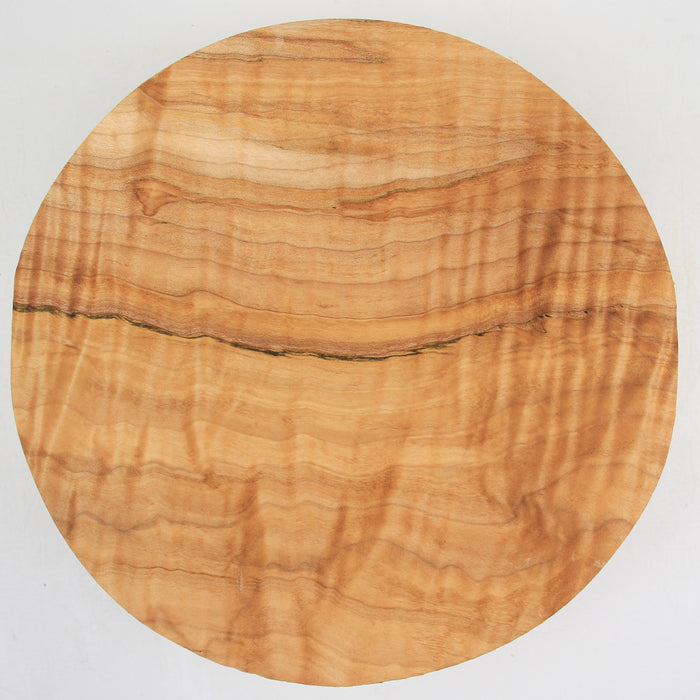 Maple Flame Round, (3A) Figured, 9" x 2.8" Thick - Stock #40687