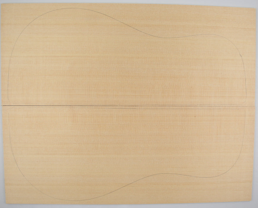 Sitka Spruce Dreadnought Acoustic Top, 1A Grade, 4.3mm (0.16") Thick - Stock #40727