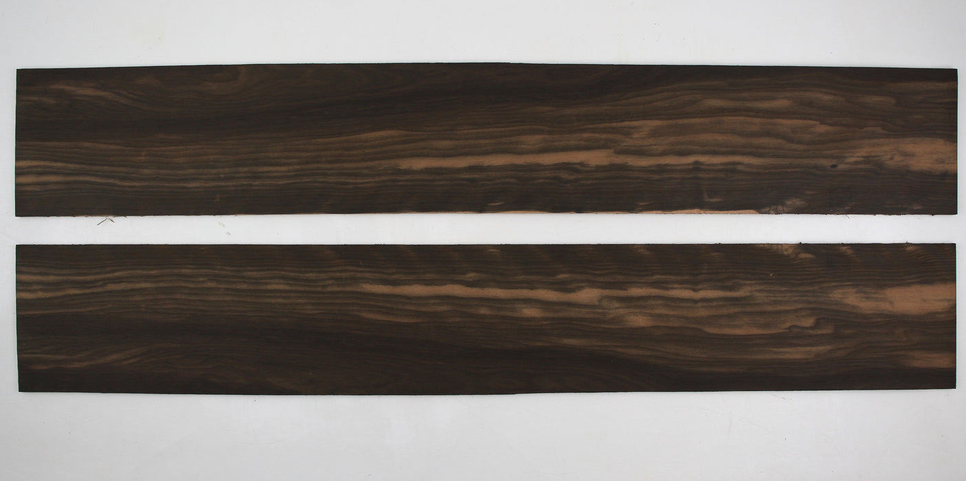 Indian Ebony Back & Side Set, Dreadnought - Stock #40772