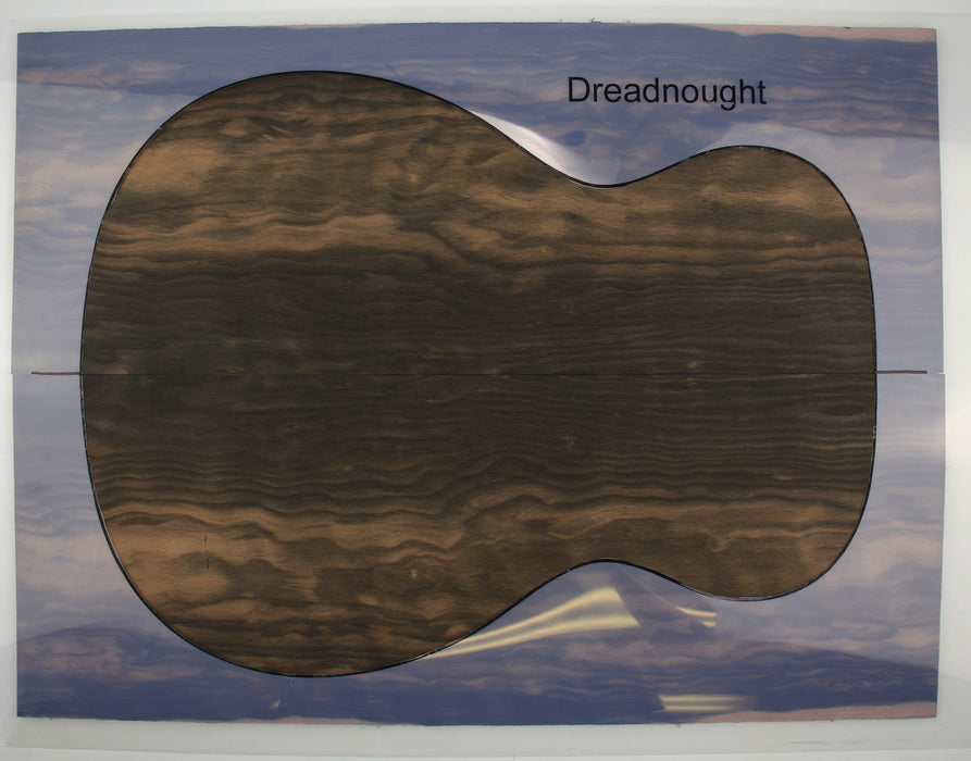 Indian Ebony Back & Side Set, Dreadnought - Stock #40772