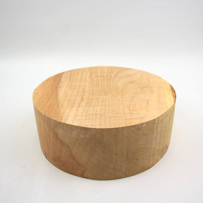 Maple Flame Round, Exceptionally Figured, 7" x 2.6" Thick  - Stock #40819