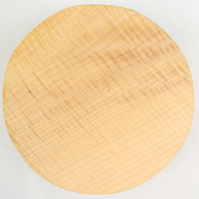 Maple Flame Round, Very Highly Figured, 7"x 2.3" Thick  - Stock #40821