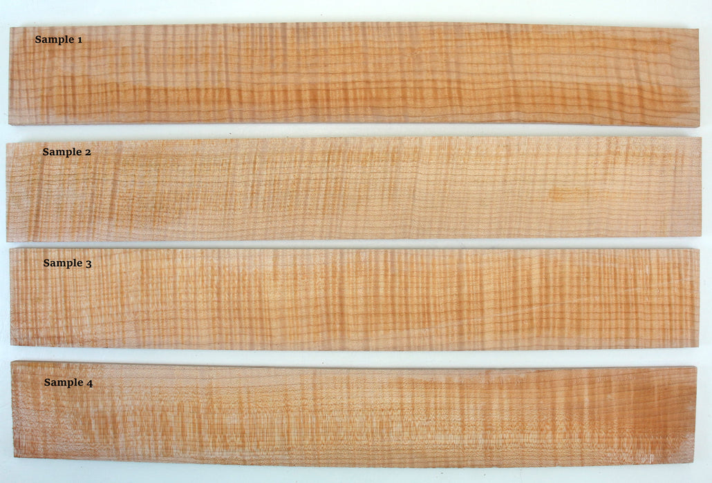 Maple Flame Guitar Fingerboard