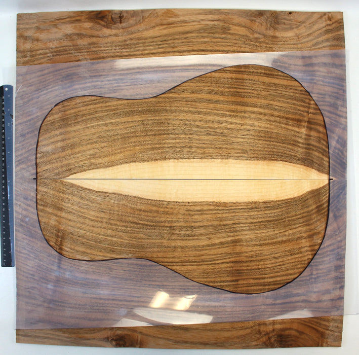 English Walnut Back & Side Set, Dreadnought - Stock #42247