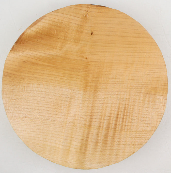 Maple Flame Round, Figured, 11" x 2.2" Thick - Stock #40905