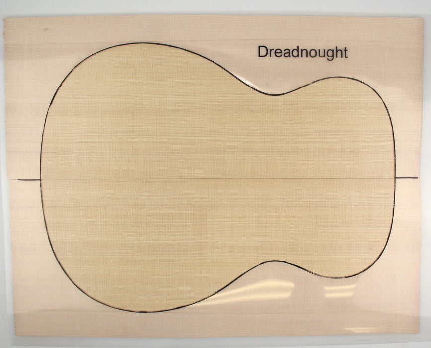 Sitka Spruce Dreadnought Acoustic Top, 2A Grade, 4.4mm (0.17") Thick - Stock #40931