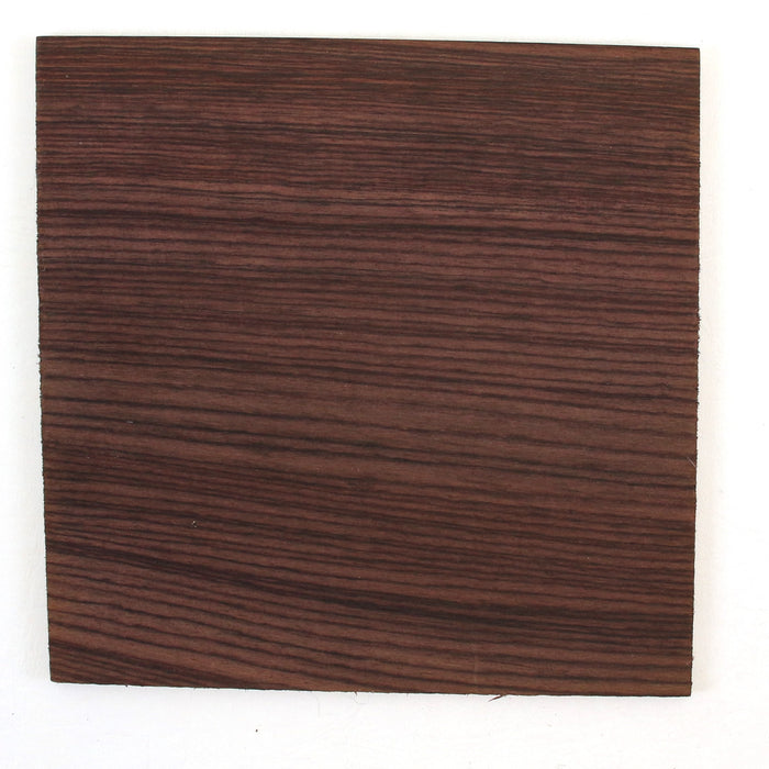 Indian Rosewood Rosette Square  6" x 6" x .19"