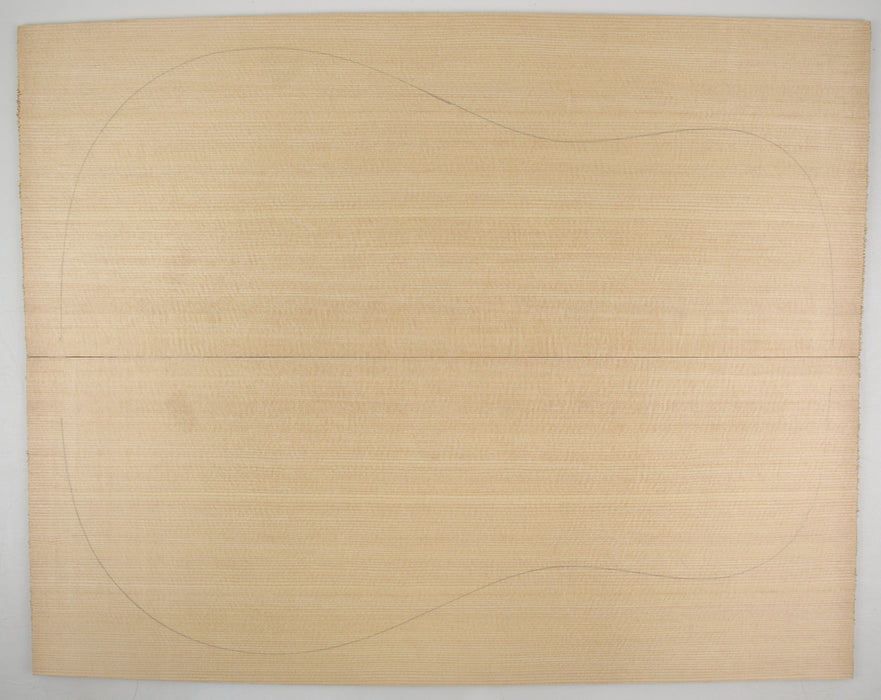 Sitka Spruce Dreadnought Acoustic Top, 2A Grade, 4.4mm (0.17") Thick - Stock #40937