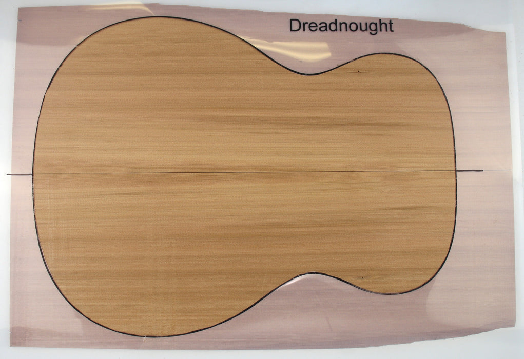 2 Red Cedar Dreadnought Acoustic Tops, 4.7mm (0.18") Thick - Stock #40941