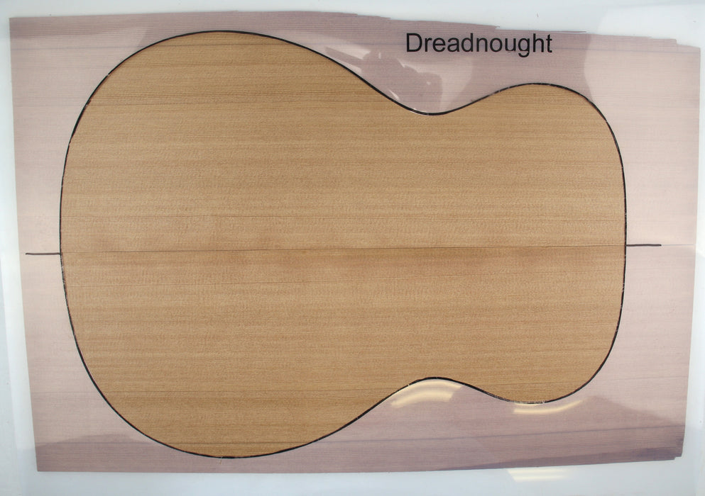 2 Red Cedar Dreadnought Acoustic Tops, 4.7mm (0.18") Thick - Stock #40941