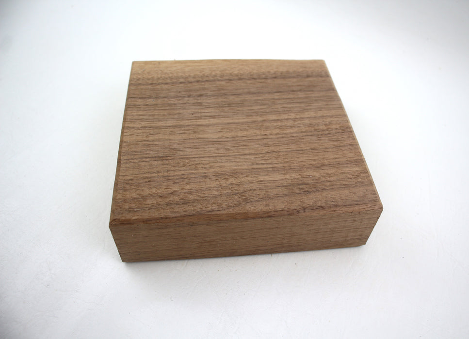 Black Walnut Square, 6" x 6" x 1.75" (15.24cm x 15.24cm x 4.4cm)