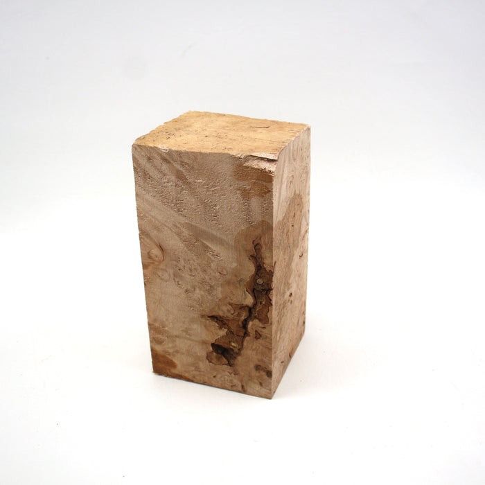 Maple Burl Peppermill Blank, 3"x 3" x 6" (7.62cm x 7.62cm x 15.24cm)