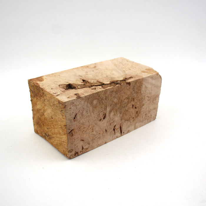 Maple Burl Peppermill Blank, 3"x 3" x 6" (7.62cm x 7.62cm x 15.24cm)