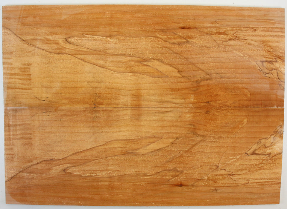 Maple Spalt Guitar Set, 3A Figured, 0.29"(7.3mm) Thick - Stock #42335