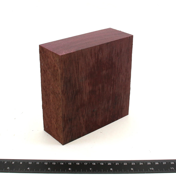 Purpleheart Square - 5" x 5" x 2"