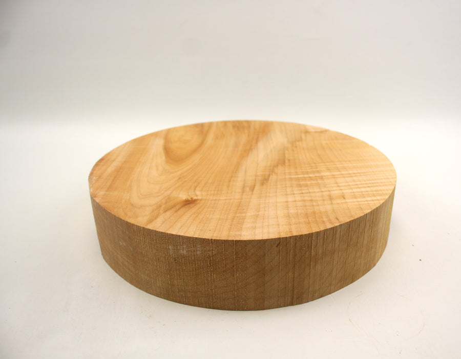 Maple Flame Round, Figured, 10.9" x 2.3" Thick - Stock #40990