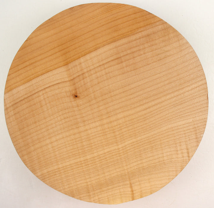 Maple Flame Round, Figured, 11.9" x 2.4" Thick - Stock #40987