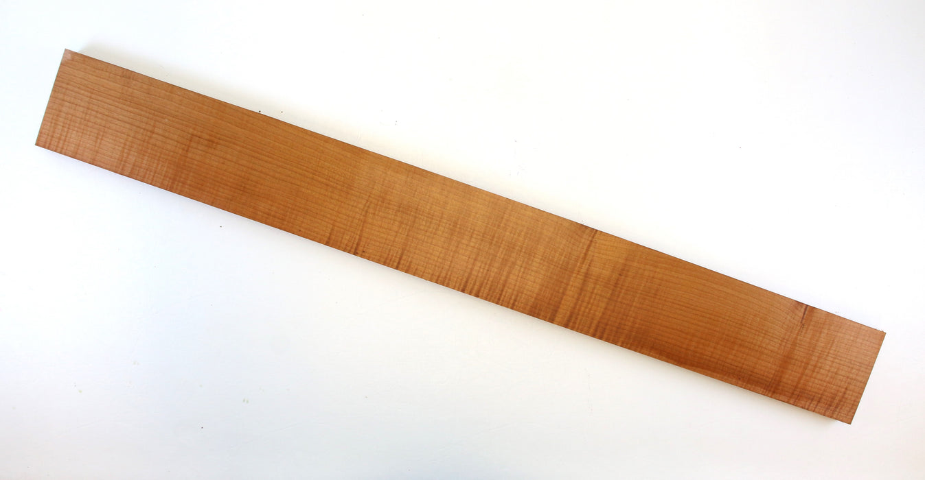 Maple Flame Roasted Neck Blank, 2A Figured, 34.6" x 4.0" x 0.87" Thick - Stock #42373