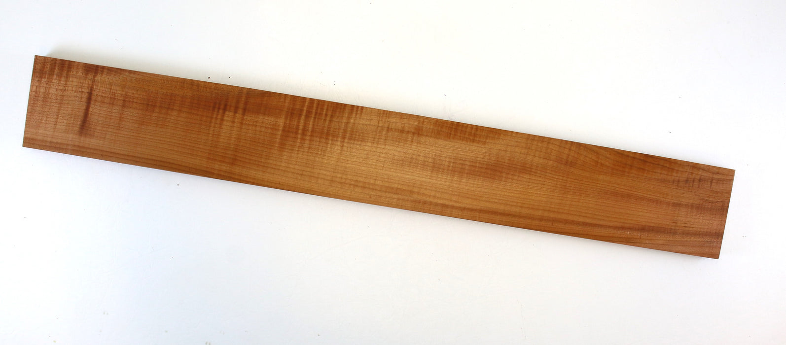 Maple Flame Roasted Neck Blank, 2A Figured, 30.7" x 3.9" x 0.83" Thick - Stock #42370