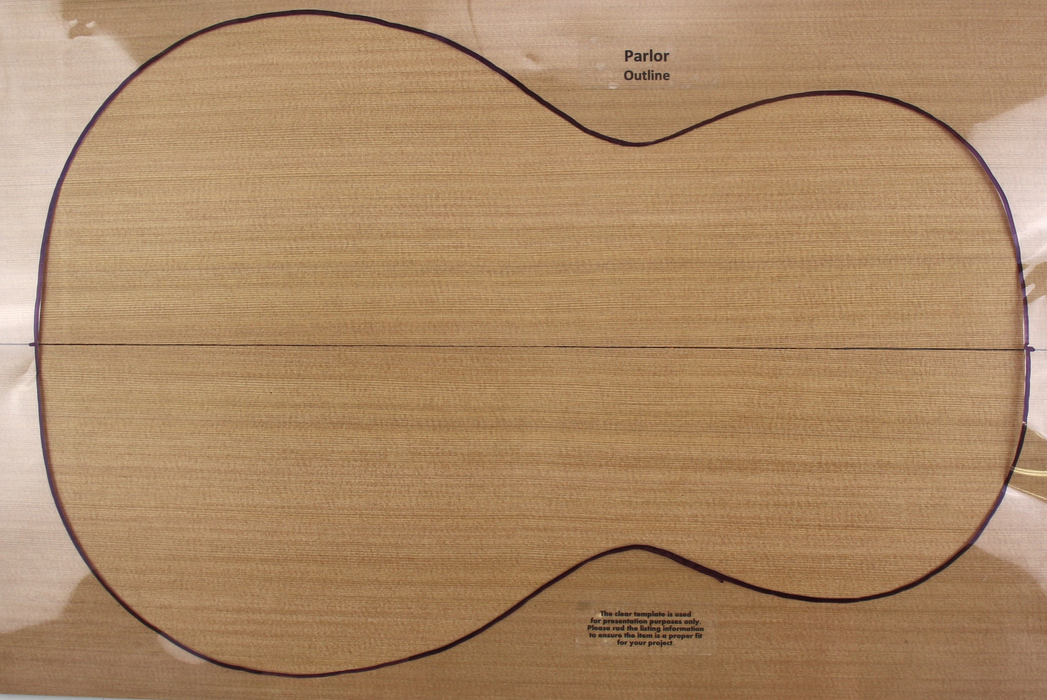 Red Cedar Parlor Acoustic Top, 4.7mm (0.18") Thick - Stock #41007