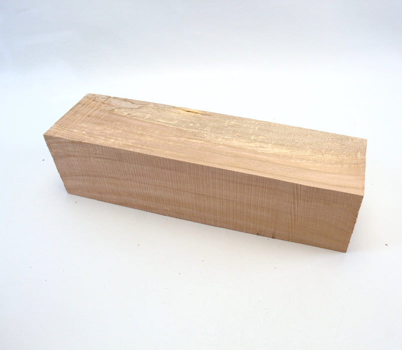 Maple Spalt Peppermill, Figured, 11.9" x 3.1" x 3.1" Thick - Stock #42386