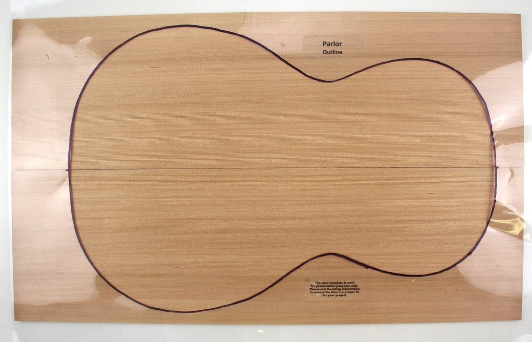 Red Cedar Parlor Acoustic Top, 4.7mm (0.18") Thick - Stock #41006