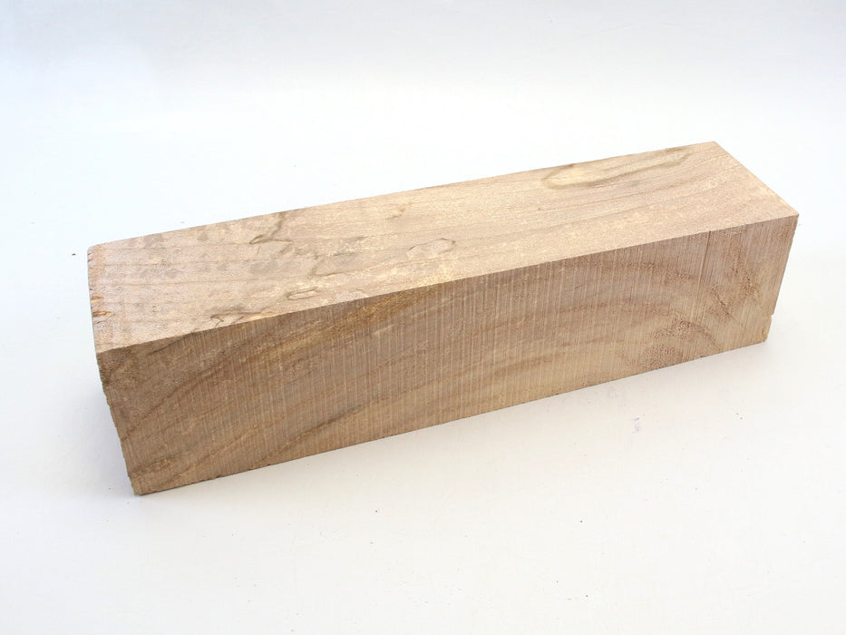 Maple Spalt Peppermill, Figured, 11.8" x 3.0" x 2.8" Thick - Stock #42387